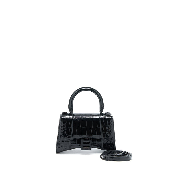 Balenciaga women's handbag Black luxury designer leather