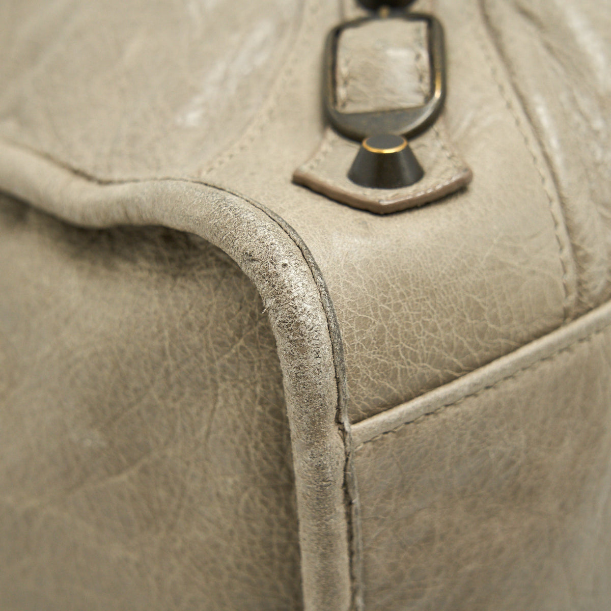 Balenciaga women's handbag Grey luxury designer leather