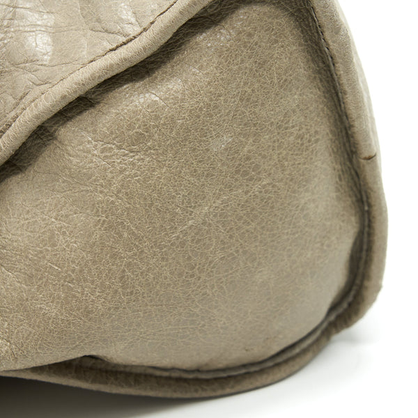 Authentic Balenciaga handbag Grey luxury fashion accessory