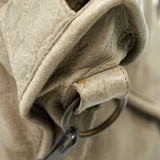 Side view of Balenciaga handbag Grey premium designer bag