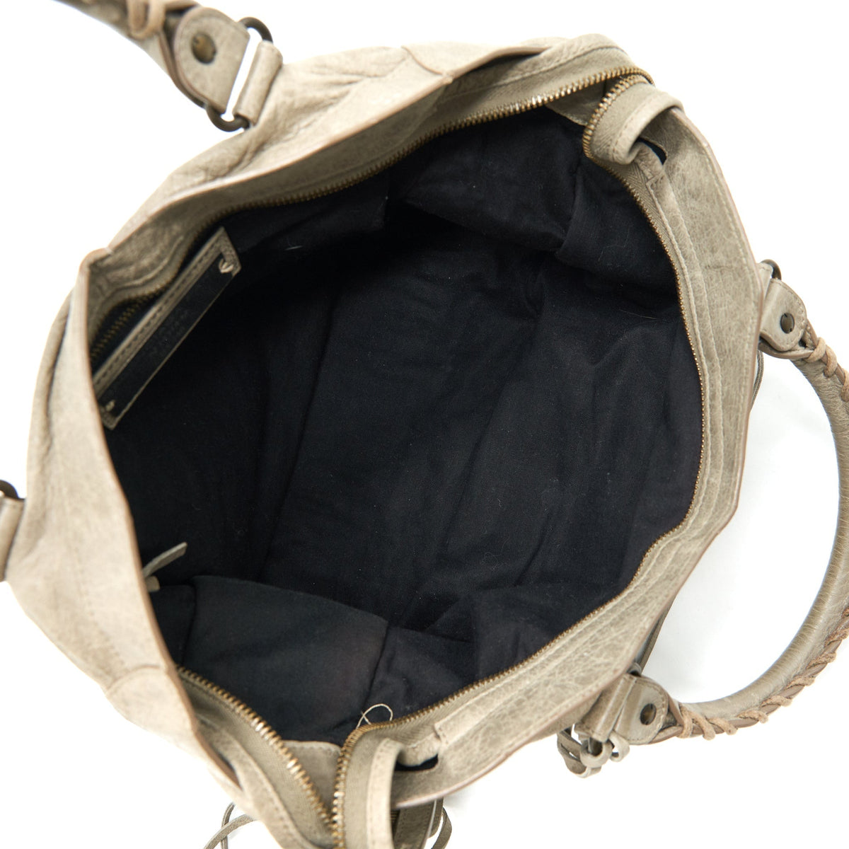 Authentic Balenciaga handbag Grey luxury fashion accessory