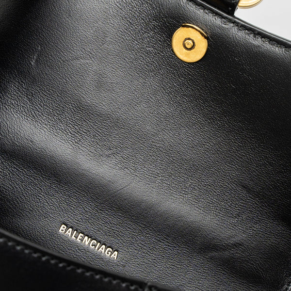 Balenciaga designer handbag calf closeup detail