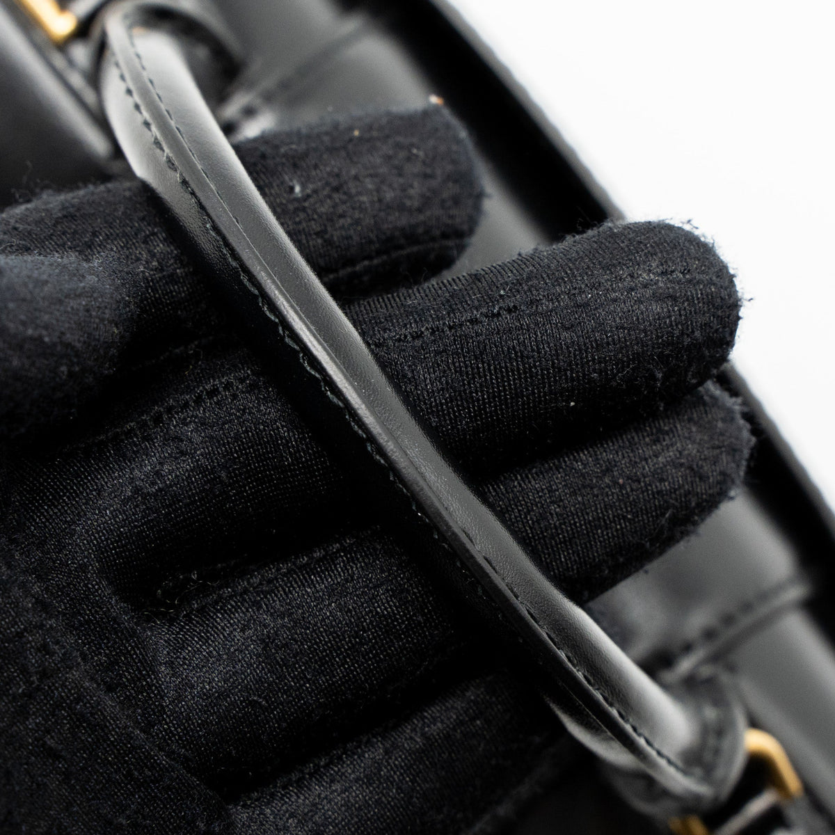 Balenciaga designer handbag calf closeup detail