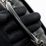 Balenciaga designer handbag calf closeup detail