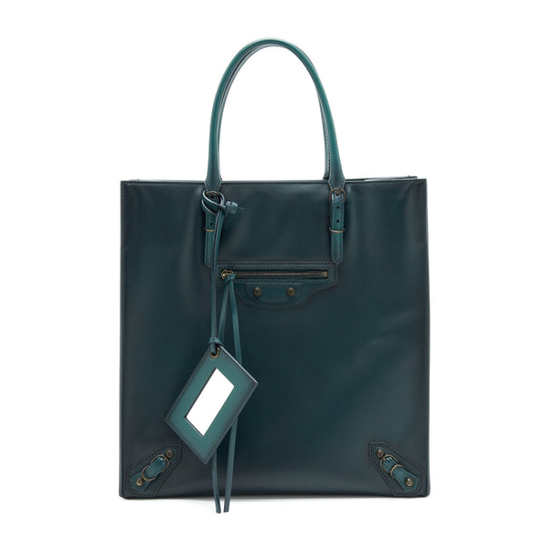 Balenciaga women's handbag Green luxury designer leather