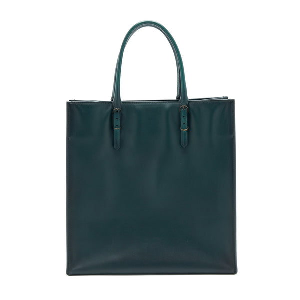 Balenciaga authentic luxury handbag Green leather craftsmanship