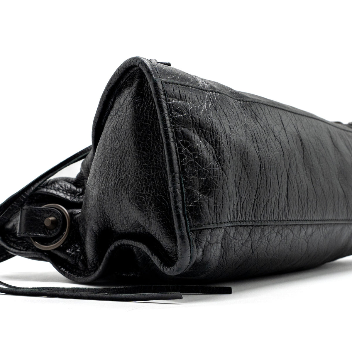 Balenciaga women's handbag Black luxury designer leather