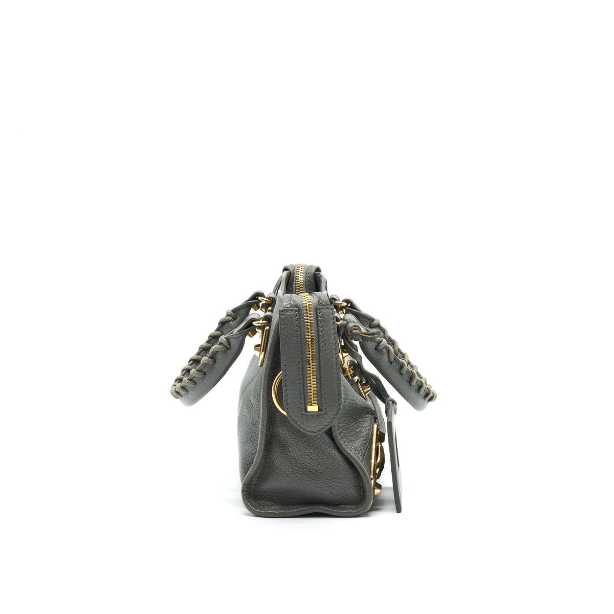 Balenciaga women's handbag Grey luxury designer leather
