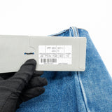 Balenciaga authentic luxury handbag Blue denim craftsmanship