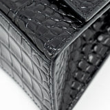 Balenciaga authentic luxury handbag Black calf craftsmanship