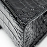 Balenciaga authentic luxury handbag Black calf craftsmanship