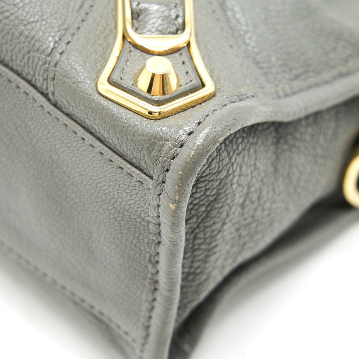 Authentic Balenciaga handbag Grey luxury fashion accessory