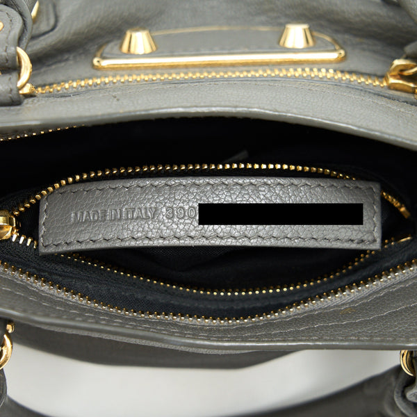 Balenciaga designer handbag leather closeup detail