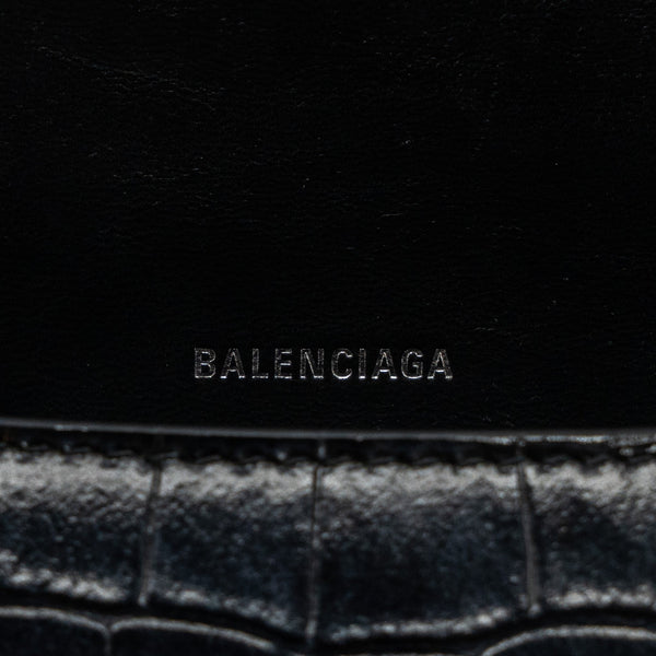 Balenciaga designer handbag calf closeup detail