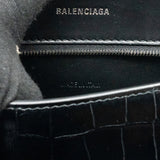 Balenciaga women's handbag Black luxury designer calf