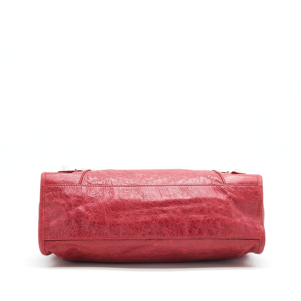 Authentic Balenciaga handbag Red luxury fashion accessory