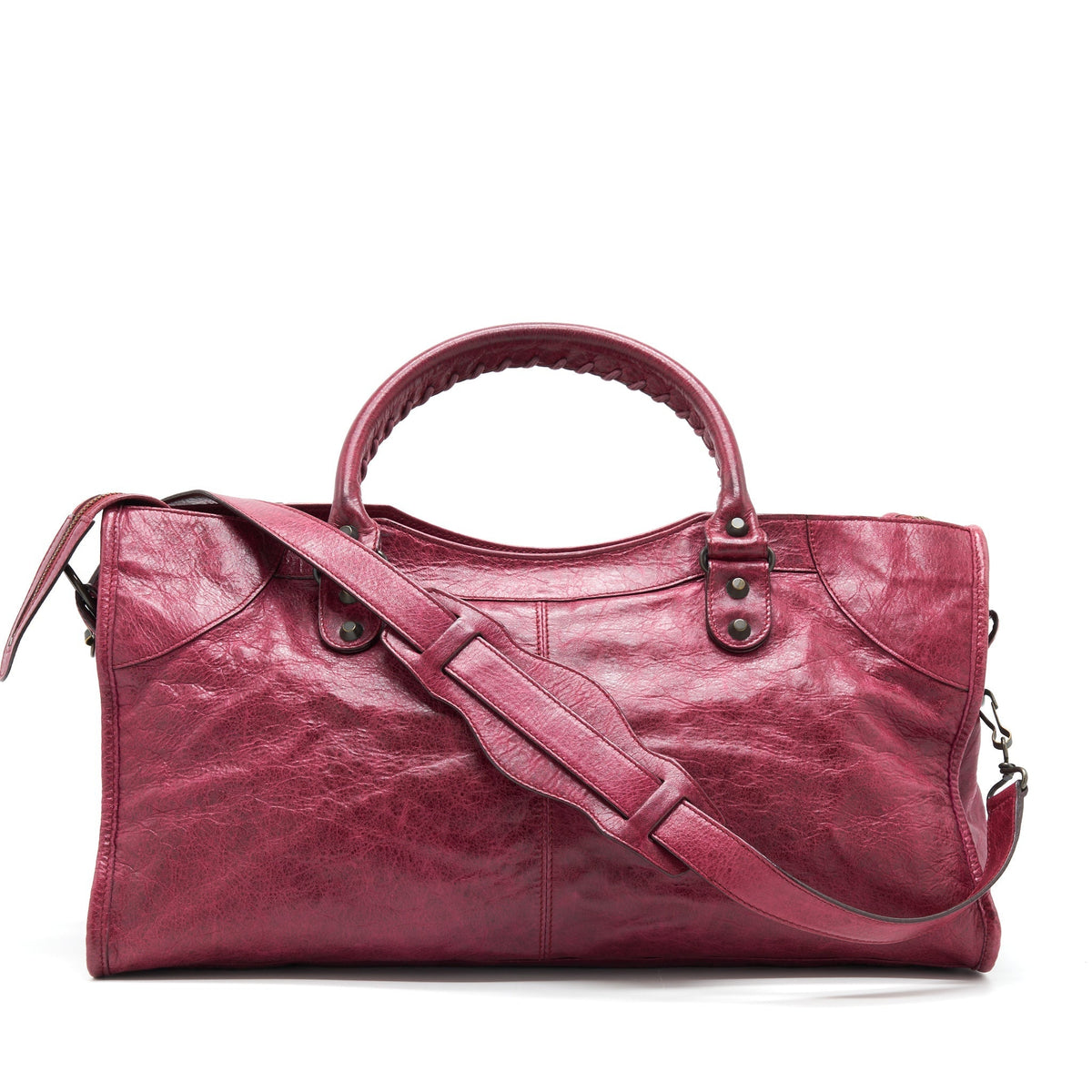 Authentic Balenciaga handbag Red luxury fashion accessory