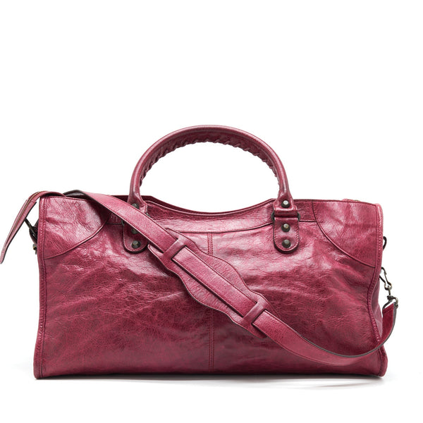 Authentic Balenciaga handbag Red luxury fashion accessory