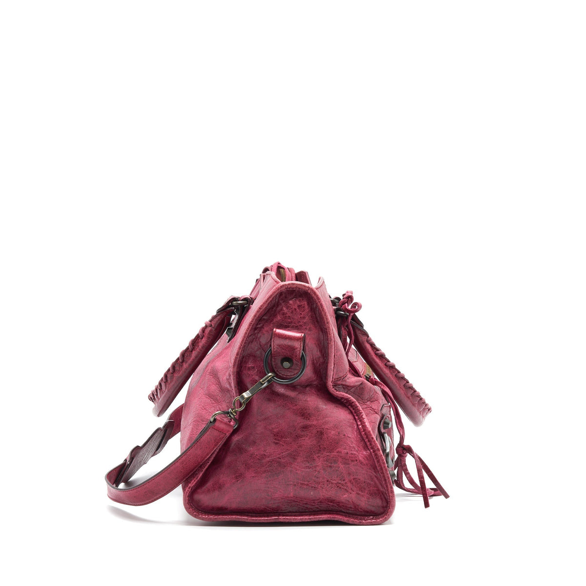 Balenciaga women's handbag Red luxury designer leather