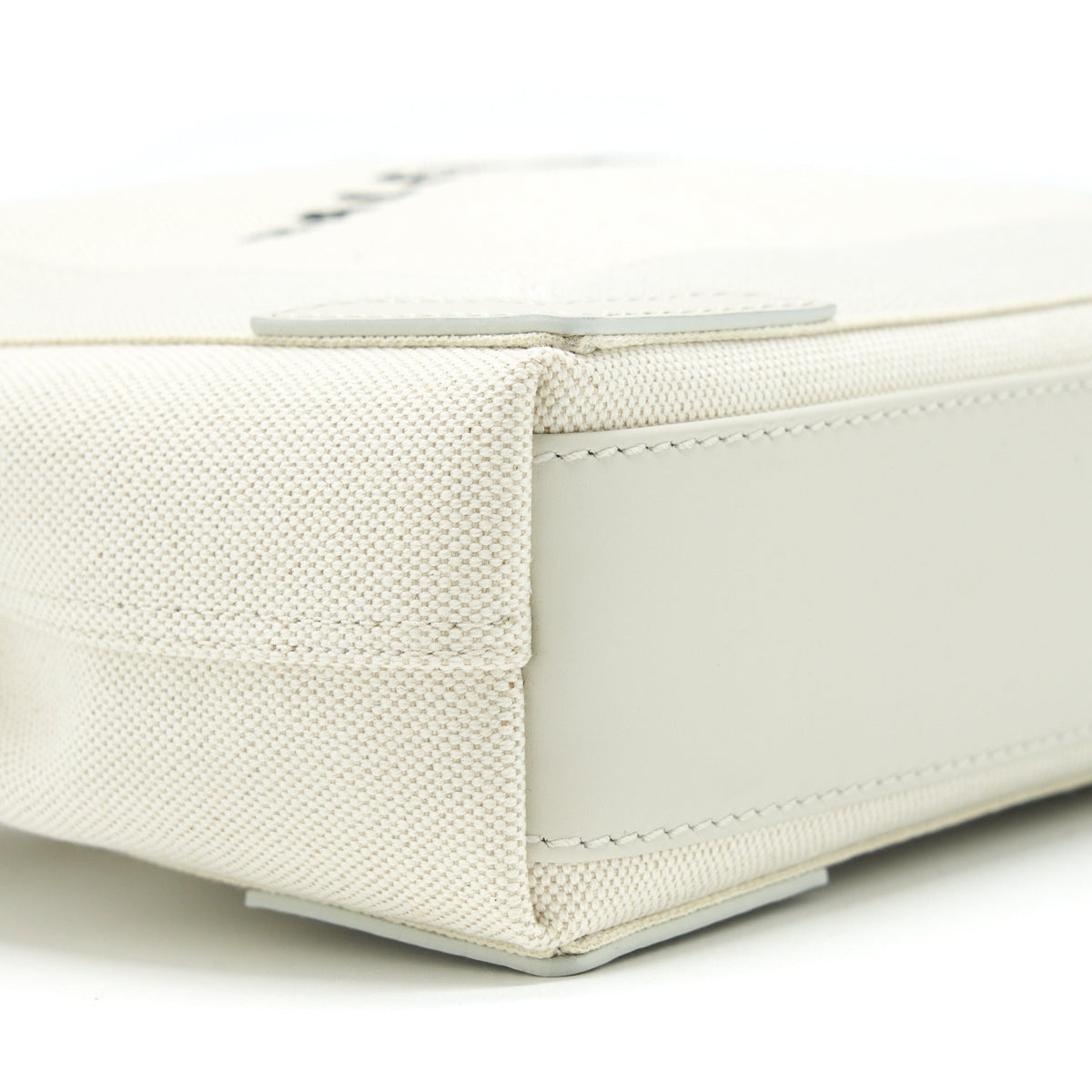 Side view of Balenciaga handbag White premium designer bag