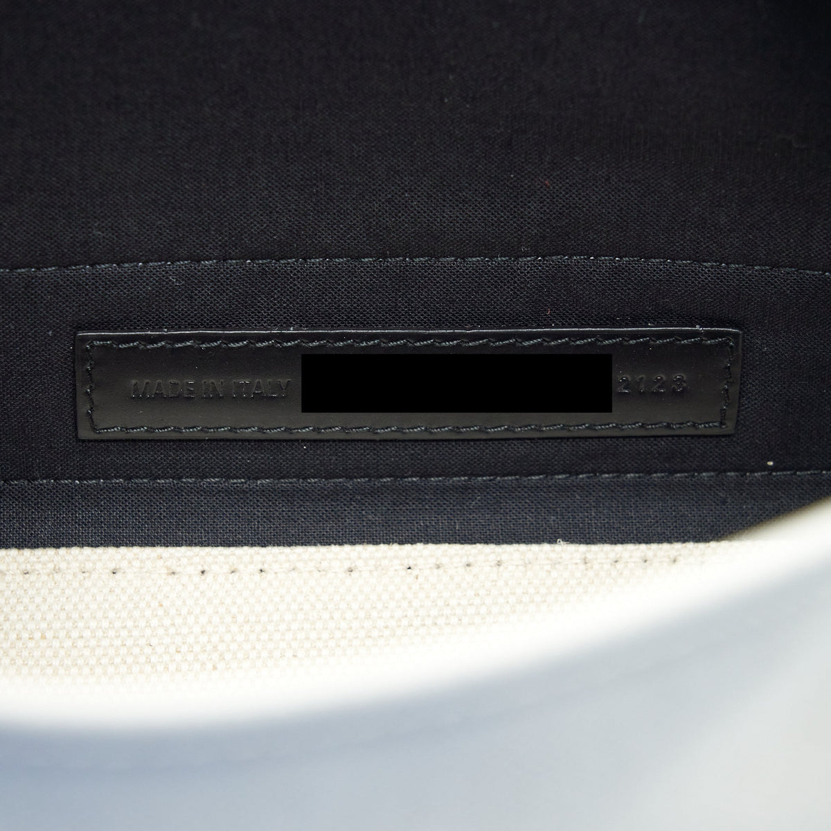 Side view of Balenciaga handbag White premium designer bag