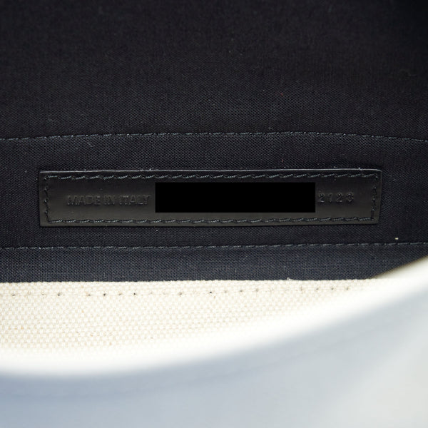 Side view of Balenciaga handbag White premium designer bag