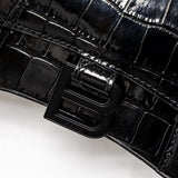 Balenciaga authentic luxury handbag Black calf craftsmanship