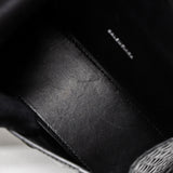 Side view of Balenciaga handbag Black premium designer bag