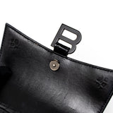 Side view of Balenciaga handbag Black premium designer bag