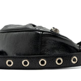 Balenciaga designer handbag leather closeup detail