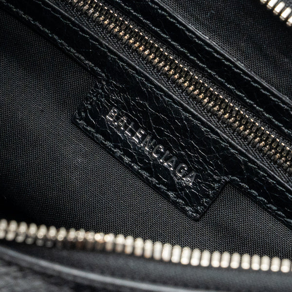 Balenciaga designer handbag leather closeup detail