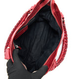 Balenciaga women's handbag Red luxury designer leather