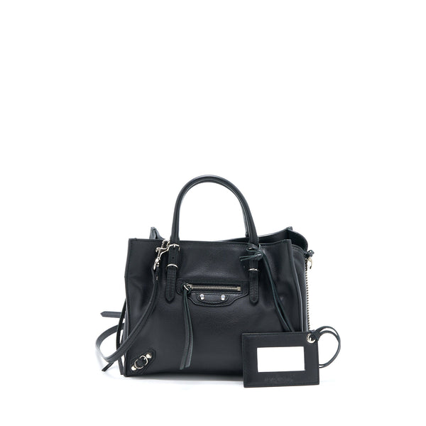 Balenciaga women's handbag Black luxury designer leather