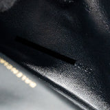 Side view of Balenciaga handbag Black premium designer bag