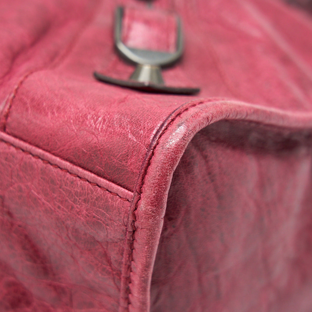 Balenciaga women's handbag Red luxury designer leather