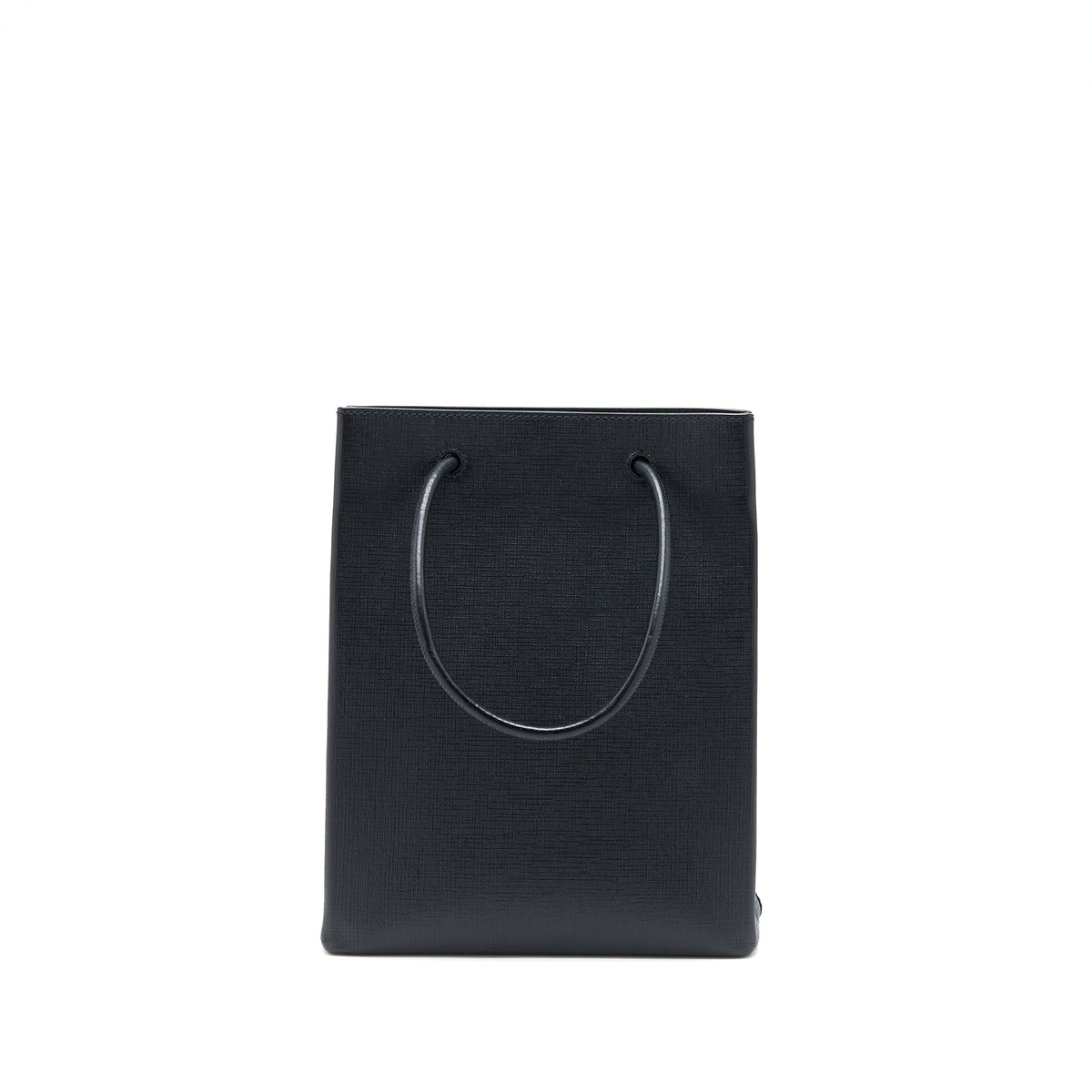 Side view of Balenciaga handbag Black premium designer bag