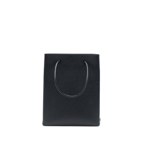 Side view of Balenciaga handbag Black premium designer bag