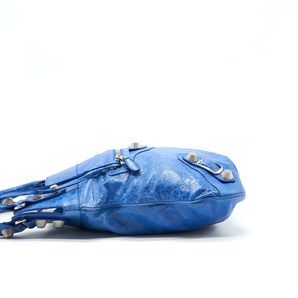 Authentic Balenciaga handbag Blue luxury fashion accessory