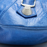 Authentic Balenciaga handbag Blue luxury fashion accessory