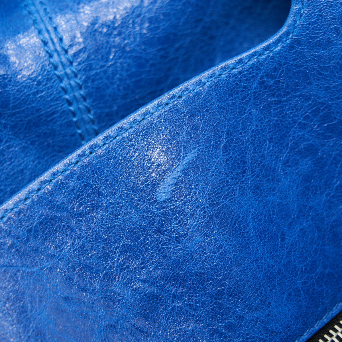 Balenciaga women's handbag Blue luxury designer leather