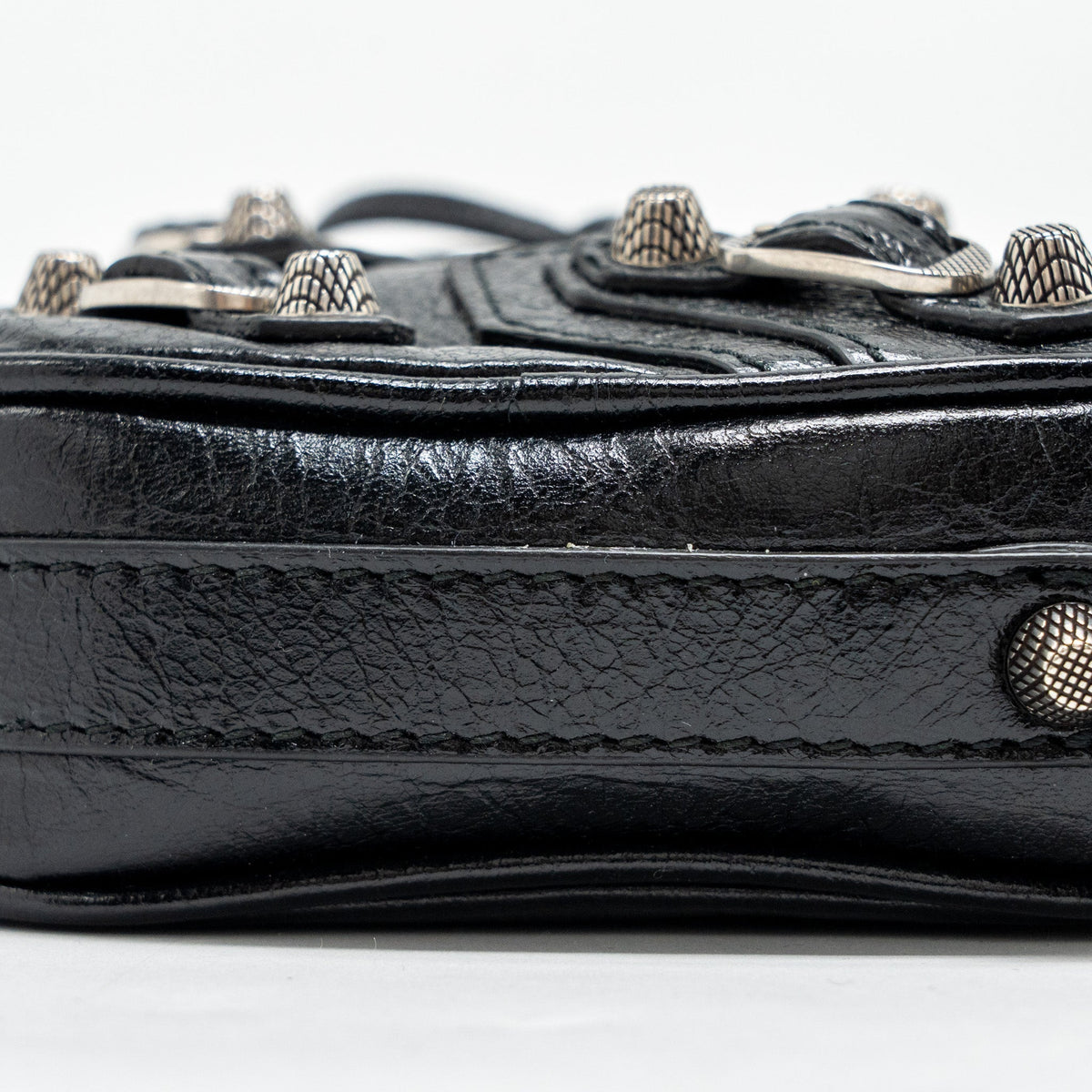 Balenciaga women's handbag Black luxury designer leather