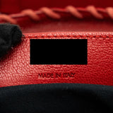 Side view of Balenciaga handbag Red premium designer bag