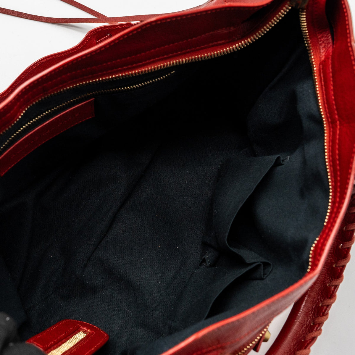 Authentic Balenciaga handbag Red luxury fashion accessory