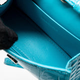 Balenciaga authentic luxury handbag Blue calf craftsmanship