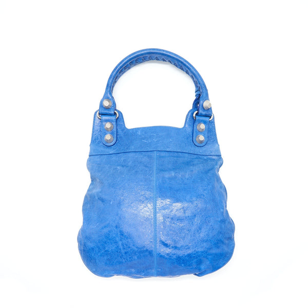 Balenciaga designer handbag leather closeup detail