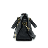 Balenciaga women's handbag Black luxury designer leather
