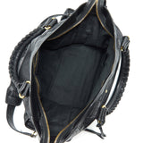 Balenciaga women's handbag Black luxury designer leather