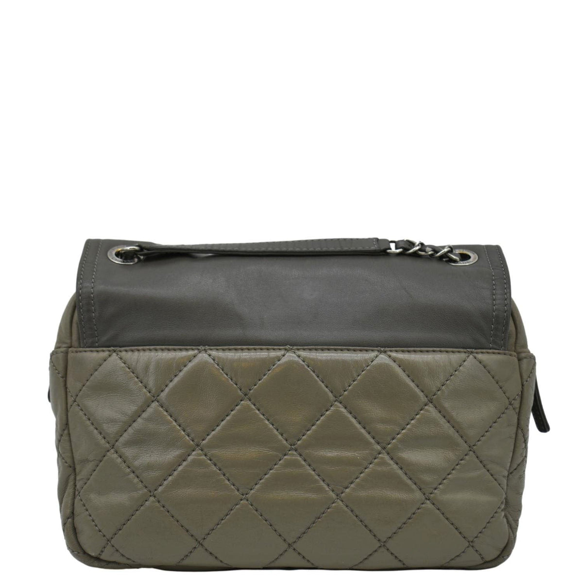 Chanel Bags? Chanel In The Mix Flap Quilted Leather Shoulder Bag Grey Premium Designer Shoulder Bag