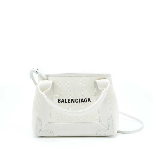 Balenciaga women's handbag White luxury designer leather