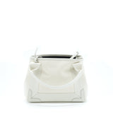 Balenciaga authentic luxury handbag White leather craftsmanship